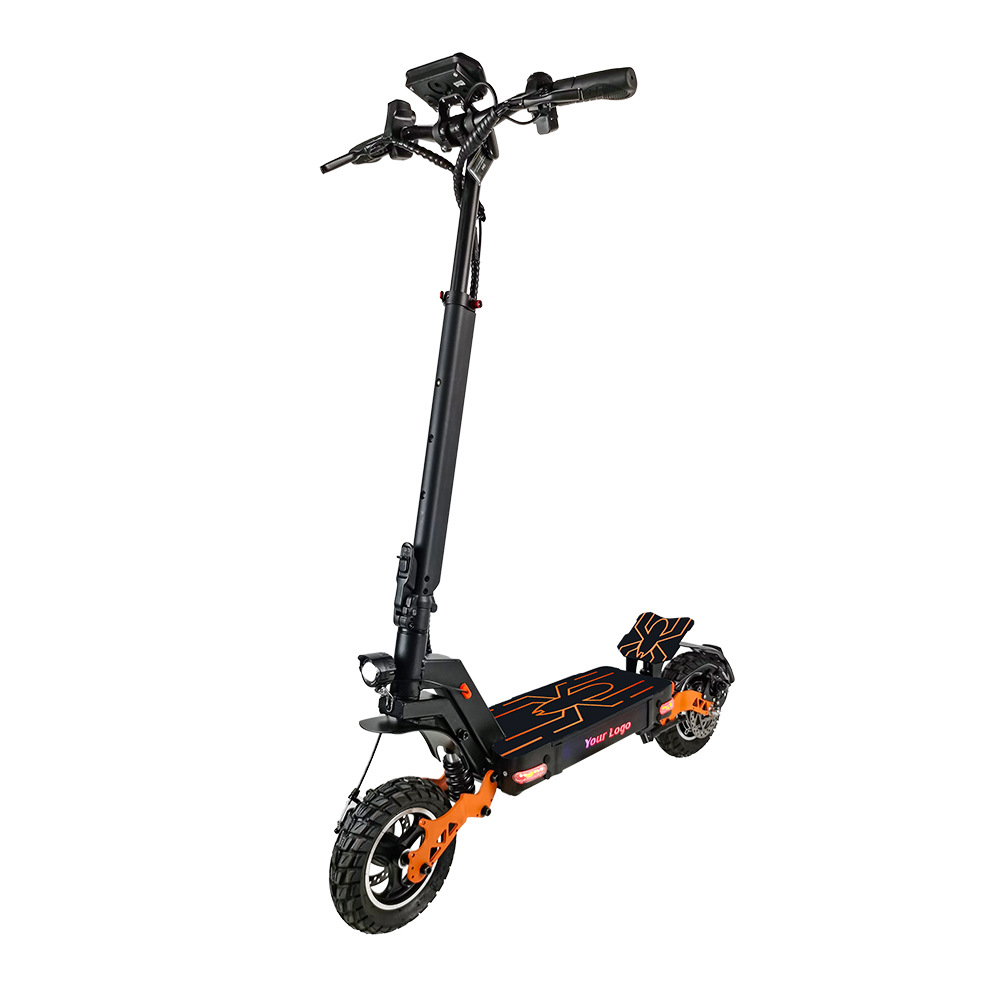 48V High Power Folding Electric Scooter with Double Shock Absorption Off-Road Electric Scooter for Adults Long Endurance